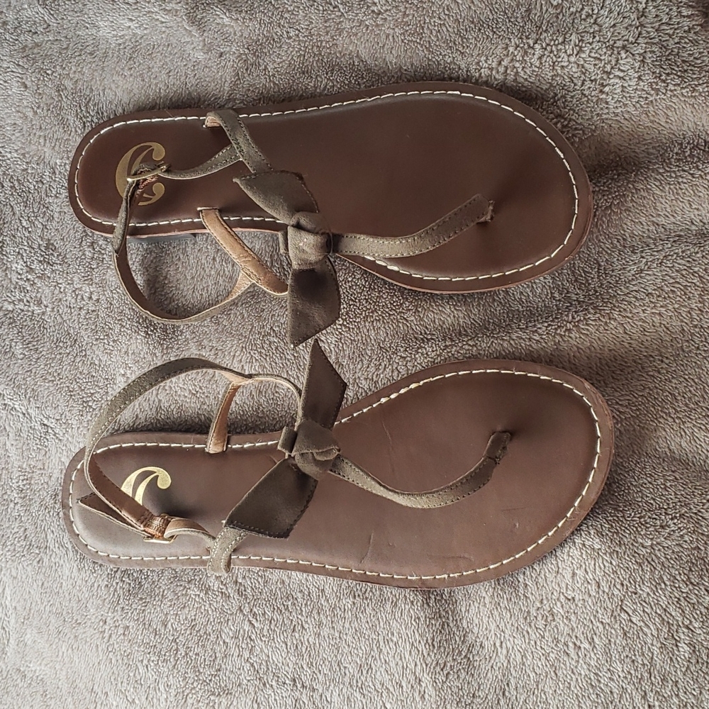 C Brown Sandals